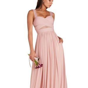 Birdy Grey ELSYE DRESS MESH DUSTY ROSE L